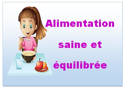 Alimentation Saine Et équilibrée - مكتبتي المنصة التعليمية